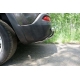 Защита заднего бампера центральная 60-42 мм ТСС для Jeep Cherokee 2014-2018
