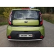 Защита заднего бампера 42 мм ТСС для Kia Soul 2014-2016