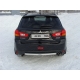 Защита заднего бампера центральная 60 мм ТСС для Mitsubishi ASX 2013-2016