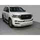 Решетка радиатора 12 мм ТСС для Toyota Land Cruiser 200 Excalibur 2017-2021