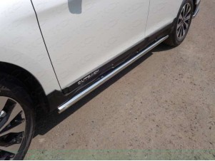 Пороги труба 60 мм для Subaru Outback № SUBOUT15-10