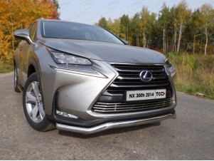 Накладка решётки радиатора 12 мм для Lexus NX-300h № LEXNX300H14-05